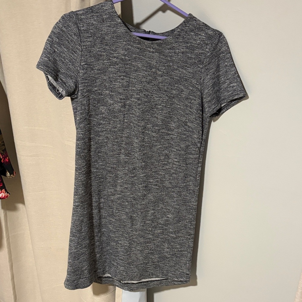 Gray Women's Short Sleeve Dress
